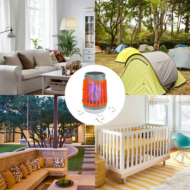 Solar USB Mosquito Killer Lamp – Electronic Bug Zapper & Insect Trap for Indoor and Outdoor Use - Image 4