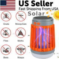 Solar USB Mosquito Killer Lamp – Electronic Bug Zapper & Insect Trap for Indoor and Outdoor Use