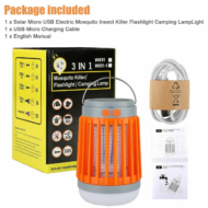 Solar USB Mosquito Killer Lamp – Electronic Bug Zapper & Insect Trap for Indoor and Outdoor Use - Image 2