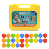 6/12PCS Montessori Smart Eggs in Cup Education Early Learning Geometric Shape Math Alphabet Puzzle Sorter Game Baby Toy Children - Image 10