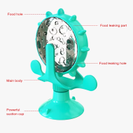Dog Toys Cat Feeding Interactive Wheel Toys Pet Leaking Food Training Ball Slow Dog Cat Feeder Funny Dog Wheel Interactive Toy - Image 3