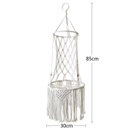 Pet Cat Hammock Swing Bed Bohemian Handwoven Tapestry Cotton Macrame for Home Bedroom Decoration Wall Hanging without Mat - Image 11