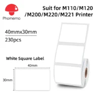 Phomemo M110 Portable Label Printer Mini Thermal Self-Adhesive Sticker Printer Mobile Pocket Tag Price UV Label Sticker Printer - Image 17