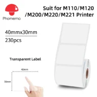 Phomemo M110 Portable Label Printer Mini Thermal Self-Adhesive Sticker Printer Mobile Pocket Tag Price UV Label Sticker Printer - Image 16