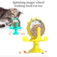 Dog Toys Cat Feeding Interactive Wheel Toys Pet Leaking Food Training Ball Slow Dog Cat Feeder Funny Dog Wheel Interactive Toy - Image 2