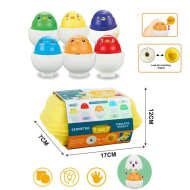 6/12PCS Montessori Smart Eggs in Cup Education Early Learning Geometric Shape Math Alphabet Puzzle Sorter Game Baby Toy Children - Image 12