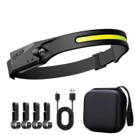 1/2/3PCS LED Induction Headlamp Camping Search Light USB Rechargeable Headlight Led Head Torch Work Light with Built-In Battery - Image 7